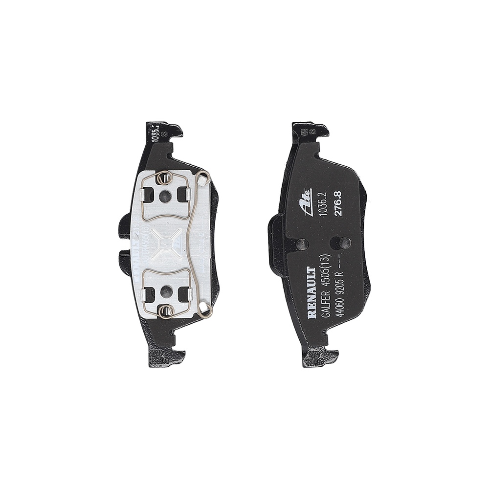 JGO PASTILLAS FRENO TRAS Renault