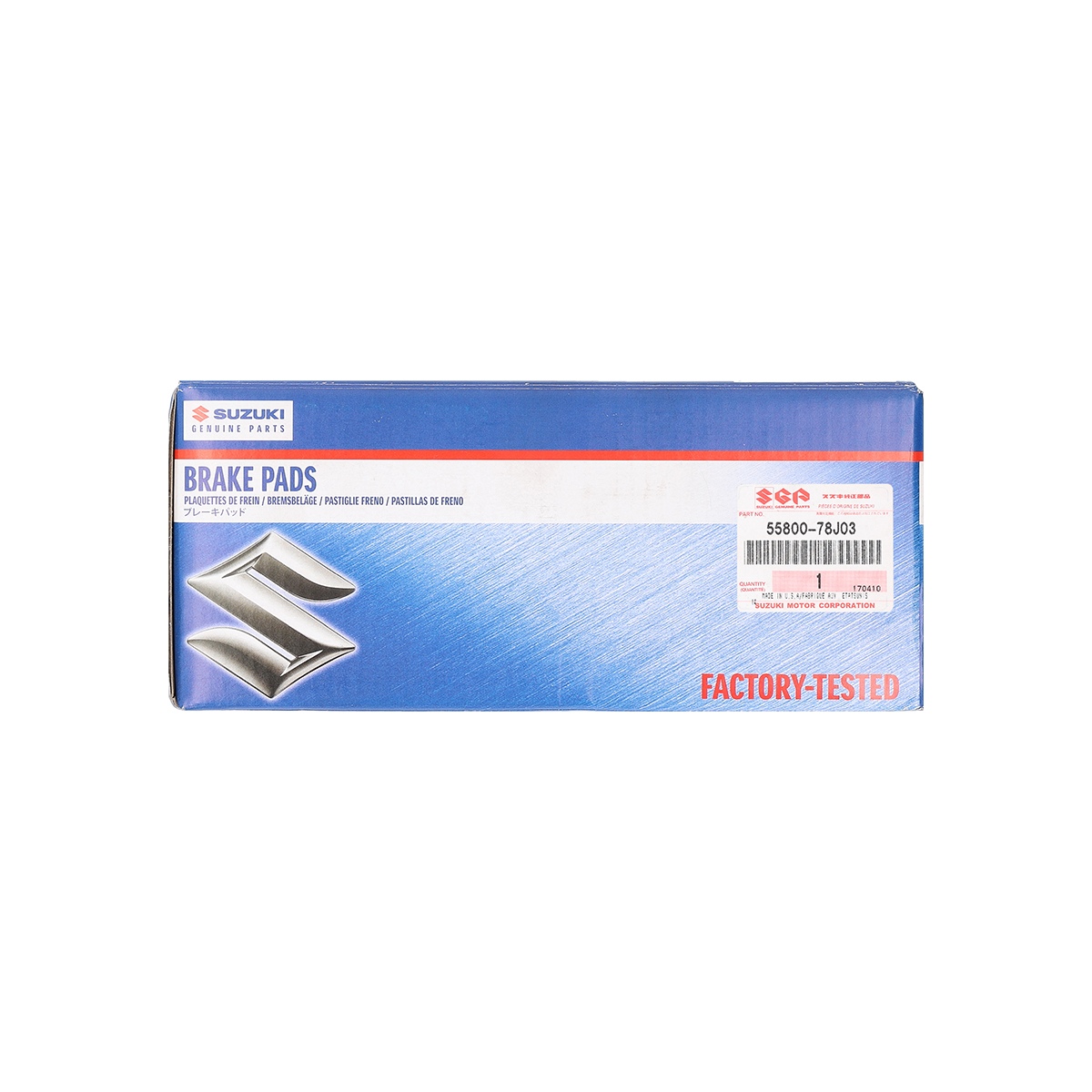 JGO PASTILLA FRENO TRAS Suzuki